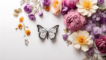 Floral Dreamscape: Inspiring Greeting Card Design
