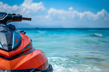 Jet ski on the Beach
