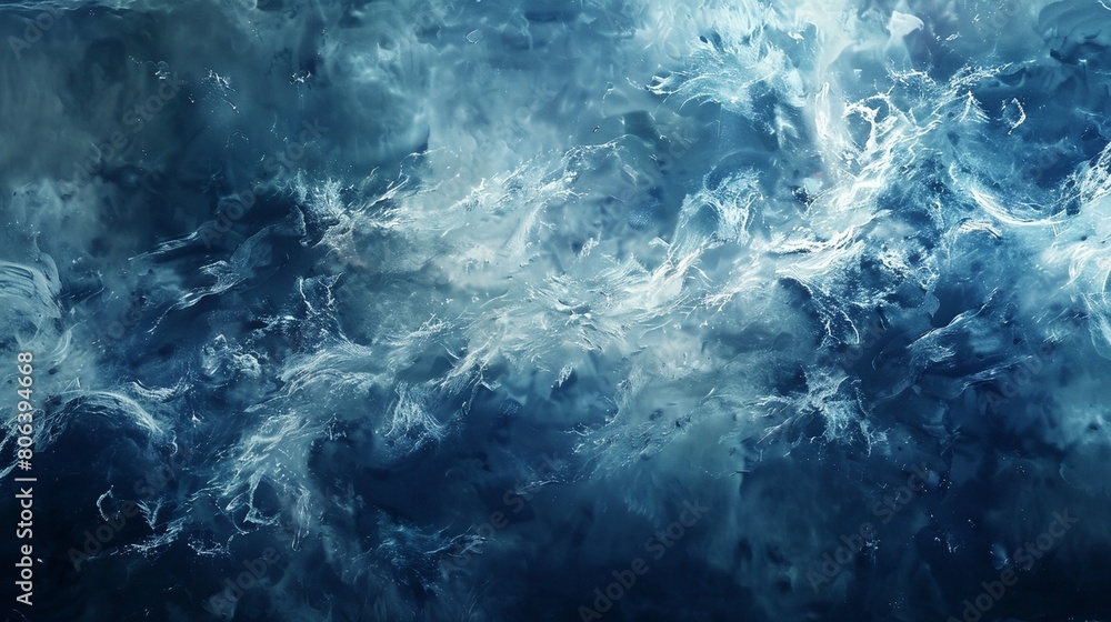 Poster Blue abstract background