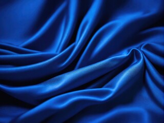 Obraz premium blue satin background