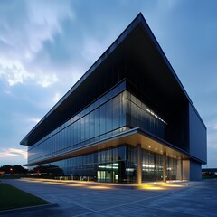 a large building with a lot of windows