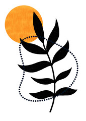 Decorative abstract art paint