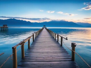 pier in the sea
