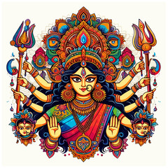 Indian goddess Durga 