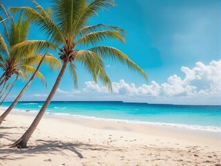 palm tree on the beach
