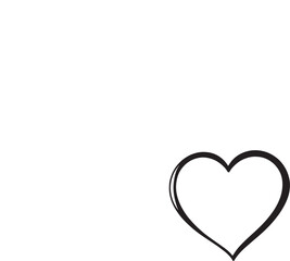 Heart, love, romance or valentine's day red heart. Heart vector icons. Set of red heart love symbols isolated editable vector.