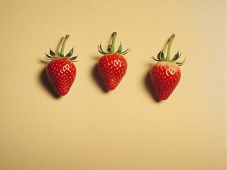 strawberry on a white background