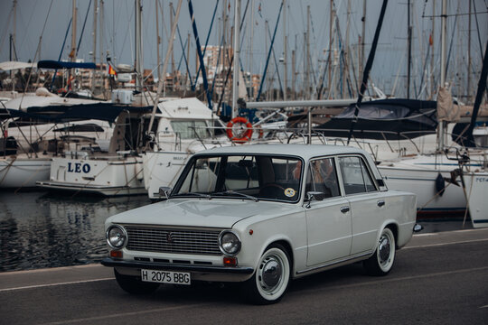 VAZ 2101Lada Riva at the harbour