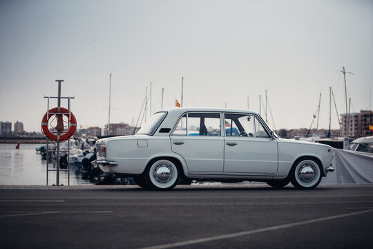 VAZ 2101Lada Riva at the harbour