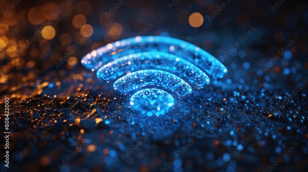 Poster against a backdrop of emptiness, the essence of connectivity is encapsulated in a single network ico