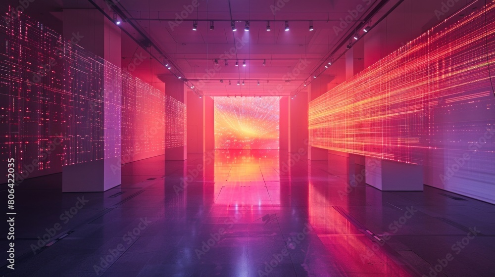 Aufkleber against a canvas of emptiness, the presence of a network icon resonates with the pulse of digital co