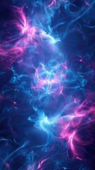 Abstract smoke on black background, computer generated abstract background, vertical background