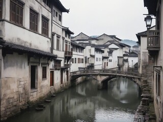 Naklejka premium canal