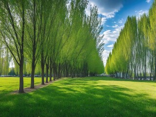 Obraz premium trees in the park