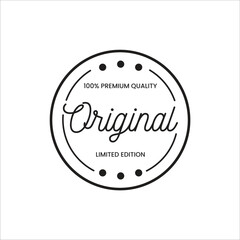 Original and premium quality badge label template