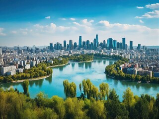Obraz premium panorama of the city