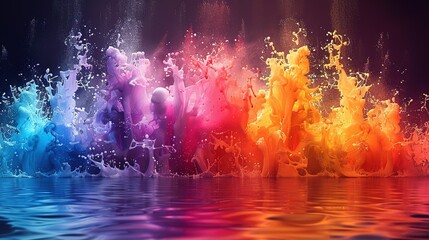 Beat-driven Color Explosion