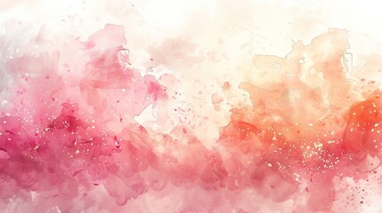 Soft and elegant red watercolor style 