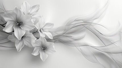background white flower