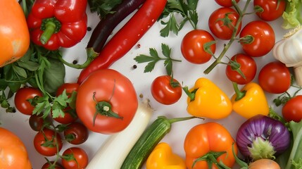 raw vegetable ingredients for meal preparation in honor of national vegetarian week
