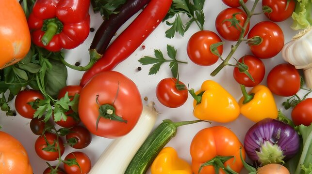 raw vegetable ingredients for meal preparation in honor of national vegetarian week