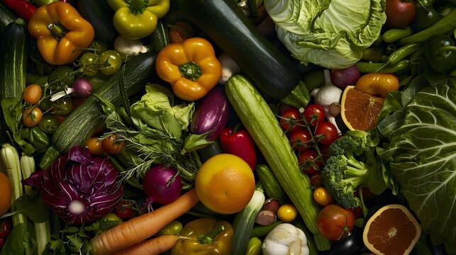 raw vegetable ingredients for meal preparation in honor of national vegetarian week