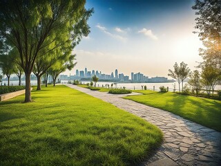 Obraz premium park in the park