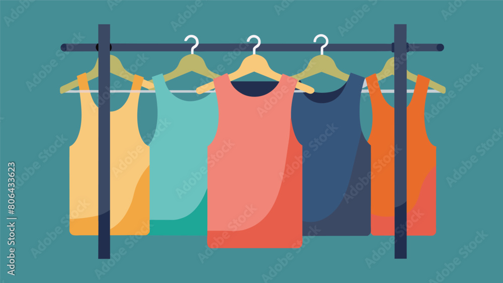 Aufkleber as you browse through the racks you notice an array of soft and breathable tank tops perfect for any