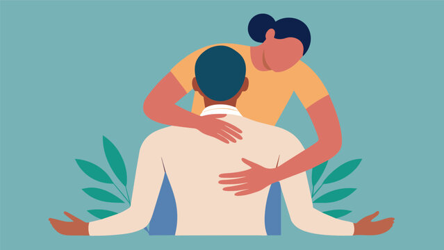 A restorative shoulder or releasing tension and promoting a sense of lightness and ease.. Vector illustration