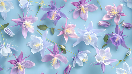 Columbines, Aquilegias 