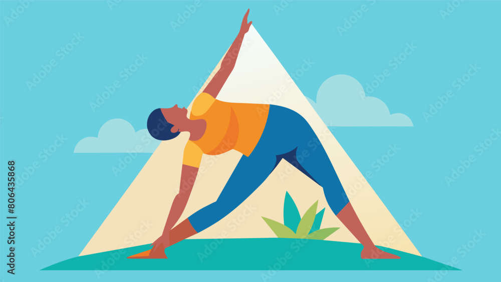 Aufkleber with a deep inhale you lift your torso and twist towards the sun reaching for the sky as you stretch
