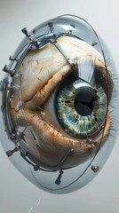 Innovative Bionic Eye Concept Showcasing Advancements in Bioengineered Vision Improvement