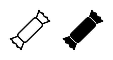 Candy icon vector isolated on white background. Candy vector icon