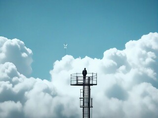 Obraz premium cross and sky