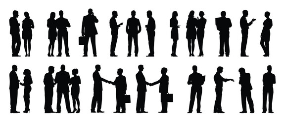 Set of business people Illustration 