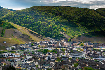 View from Kues to Bernkastel
