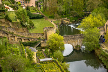 A walk along the corniche in Luxembourg City