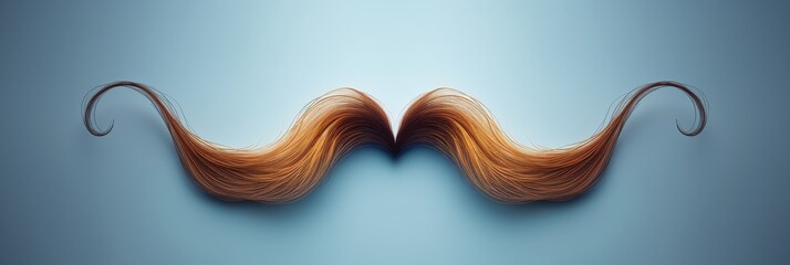 flowing hair abstract design