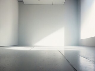 empty white room