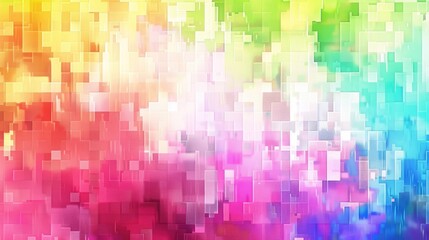 Vibrant mosaic of abstract pixels forms a colorful backdrop with a mesmerizing effect, Ai Generated.