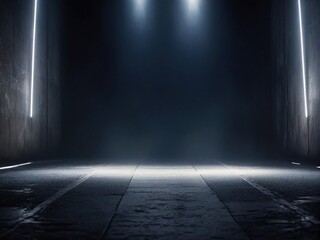 stage with spotlight