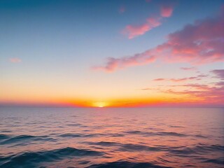Obraz premium sunset over the sea