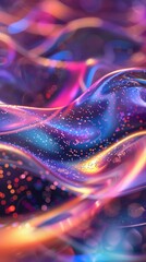 Stardust Symphony: A Colorful, Shiny, and Glittery Background with Dazzling Stars.
