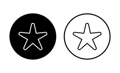 Star Icon set. rating icon vector. favourite star icon