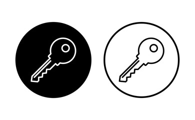 Key icon set. Key vector icon. Key symbol