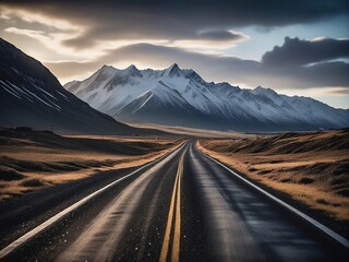 road in mountains