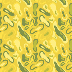 Seamless abstract colorful pattern with cirle shapes