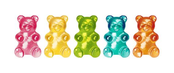 gummy bear watercolor digital painting good quality