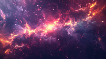 abstract background inspired by cosmic energy and nebulae.