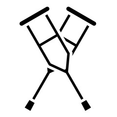 Crutches icon